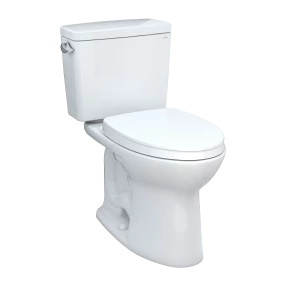 Drake® Two-piece Toilet, 1.28 GPF, Elongated Bowl - Universal Height - 10" Rough-In