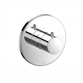 Three-way Diverter Trim with Off - Round