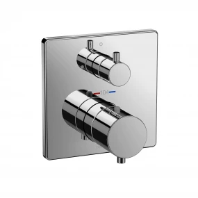 Thermostatic Mixing Valve with Volume Control Trim - Square